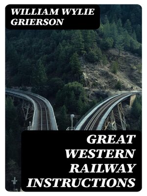 cover image of Great Western Railway Instructions